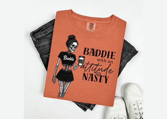 Baddie with an attitude on nasty