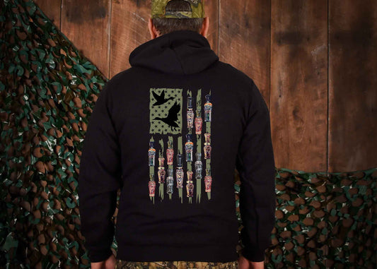 Duck call flag shirt
