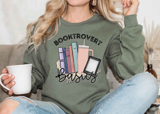 Booktrovert basics sweatshirt