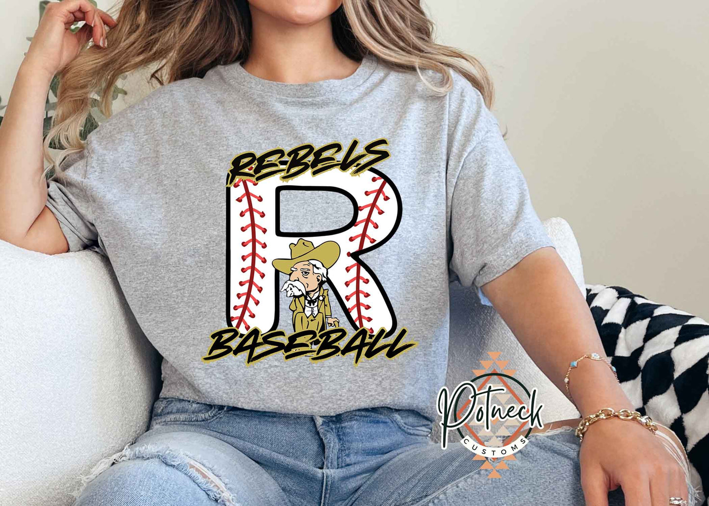 Rebels Baseball Shirt