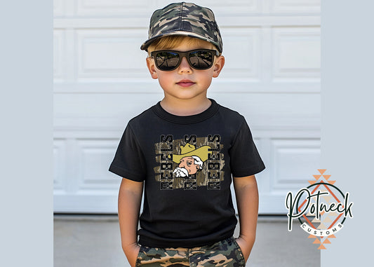 Youth Camo Rebels Shirt