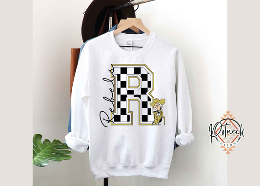 Rebels checkered R shirt