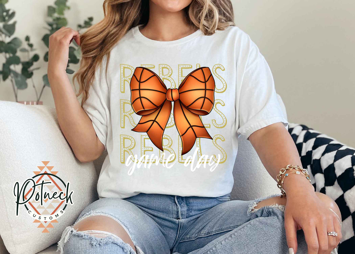 Rebels Basketball game day shirt