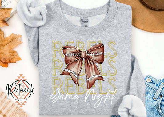 Rebels Football game day shirt