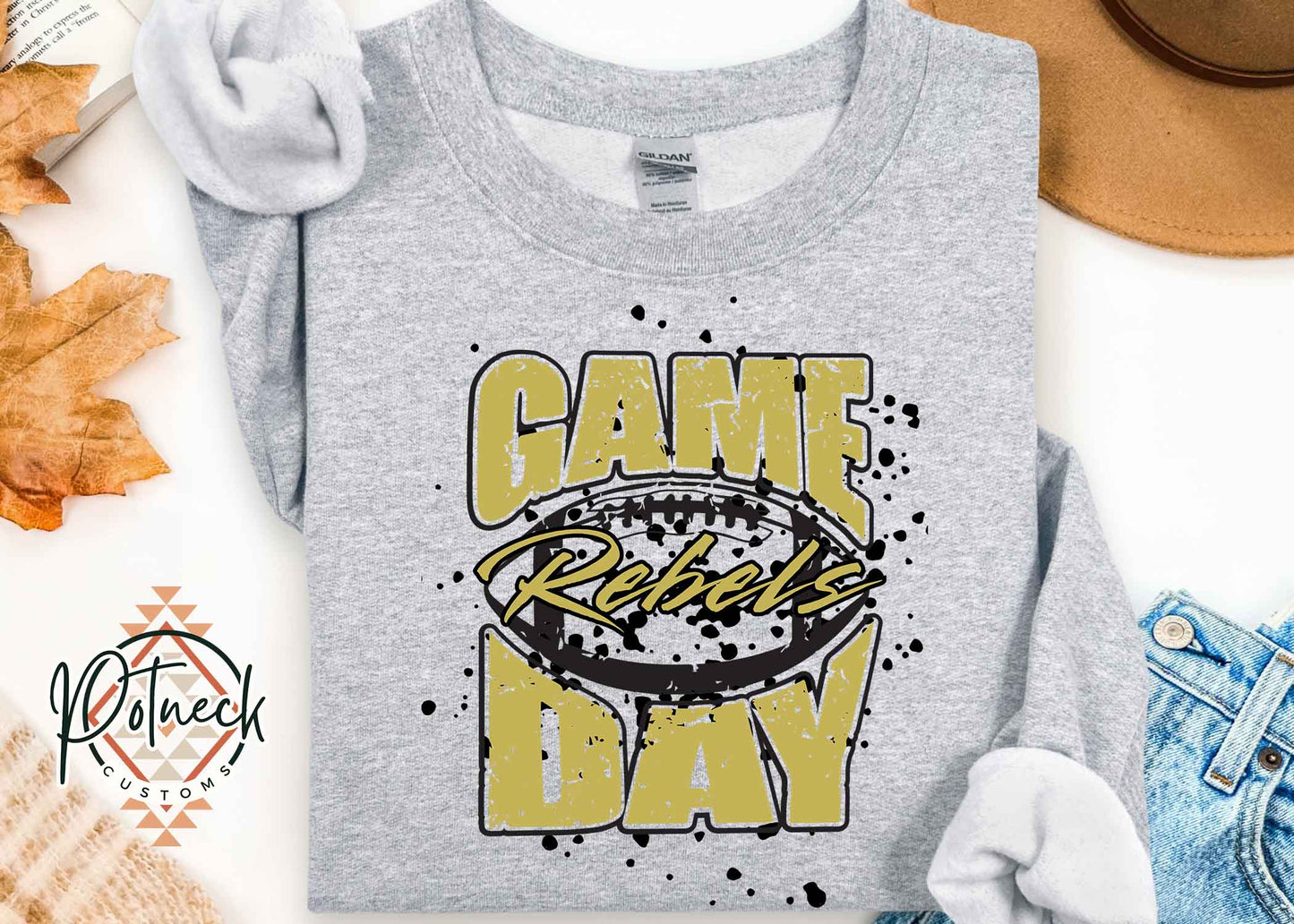 Rebels game day football shirt