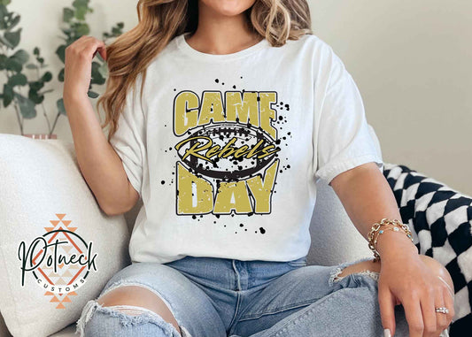 Rebels game day football shirt