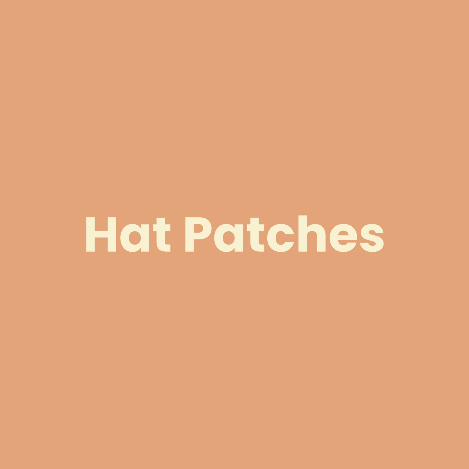 Hat patches/ hat chains