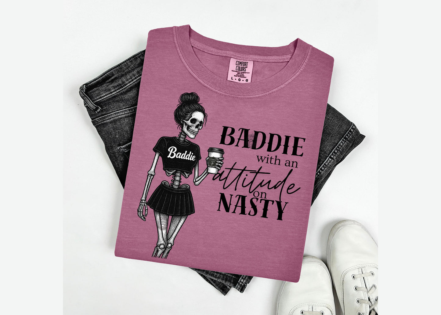 Baddie with an attitude on nasty