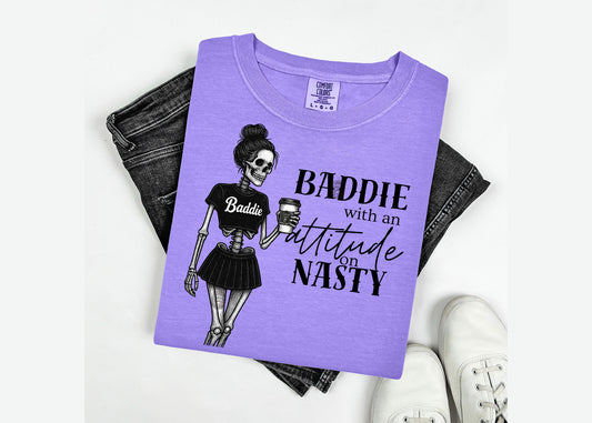 Baddie with an attitude on nasty