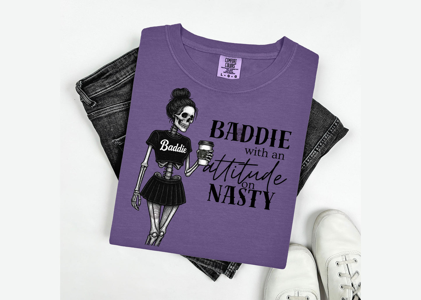 Baddie with an attitude on nasty