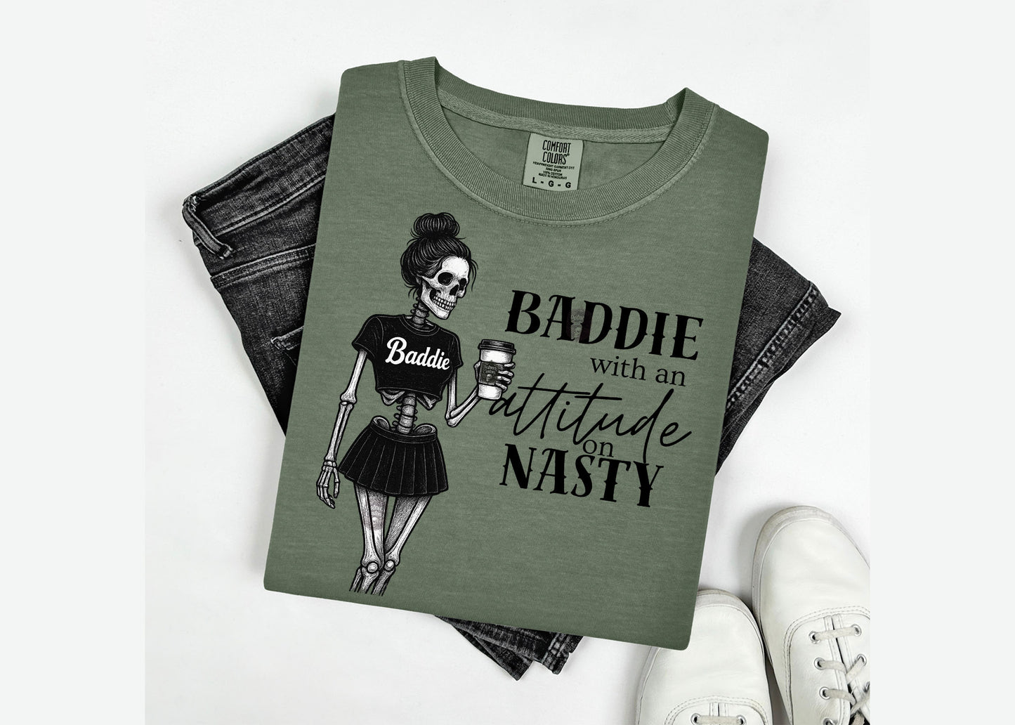 Baddie with an attitude on nasty