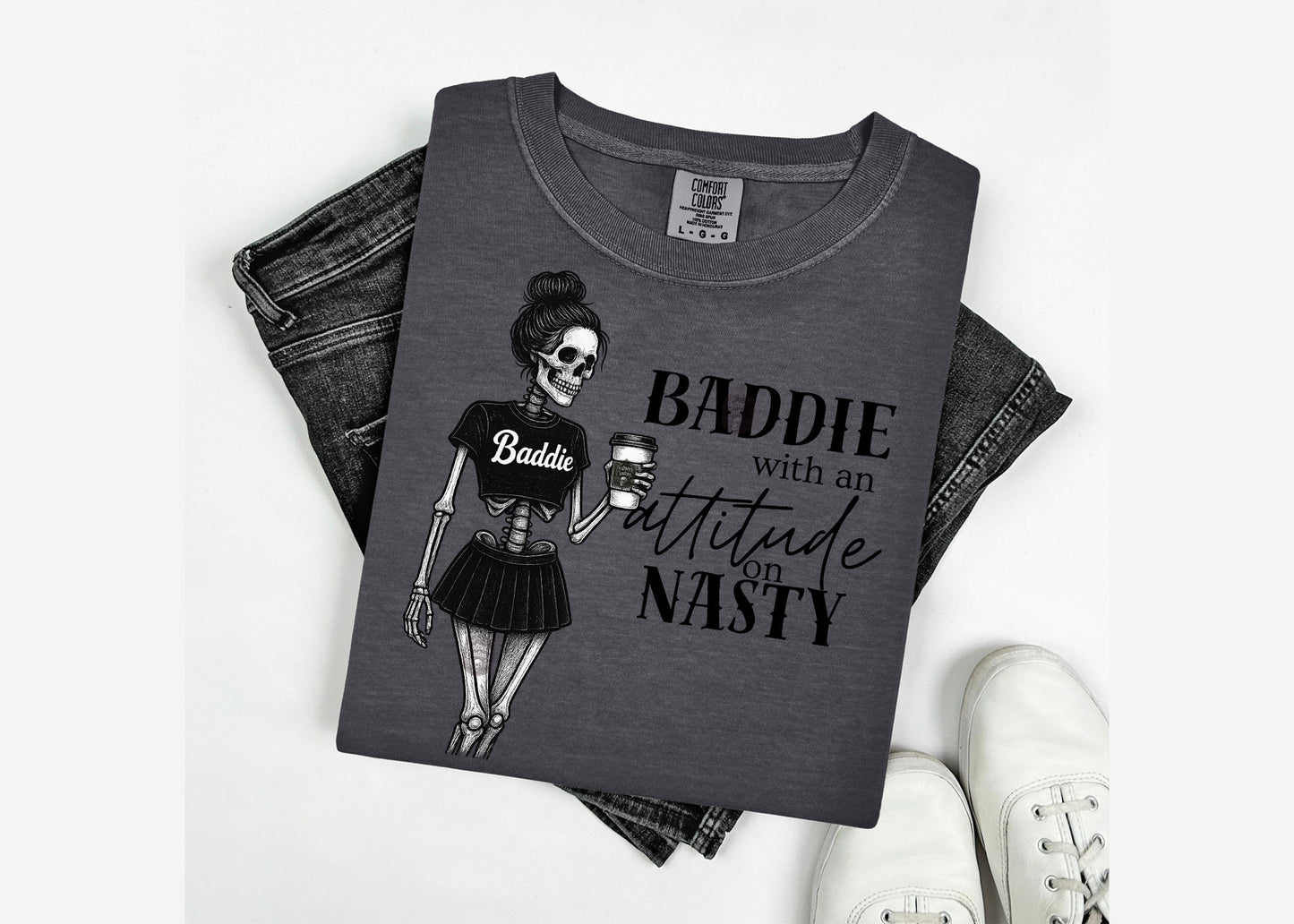 Baddie with an attitude on nasty