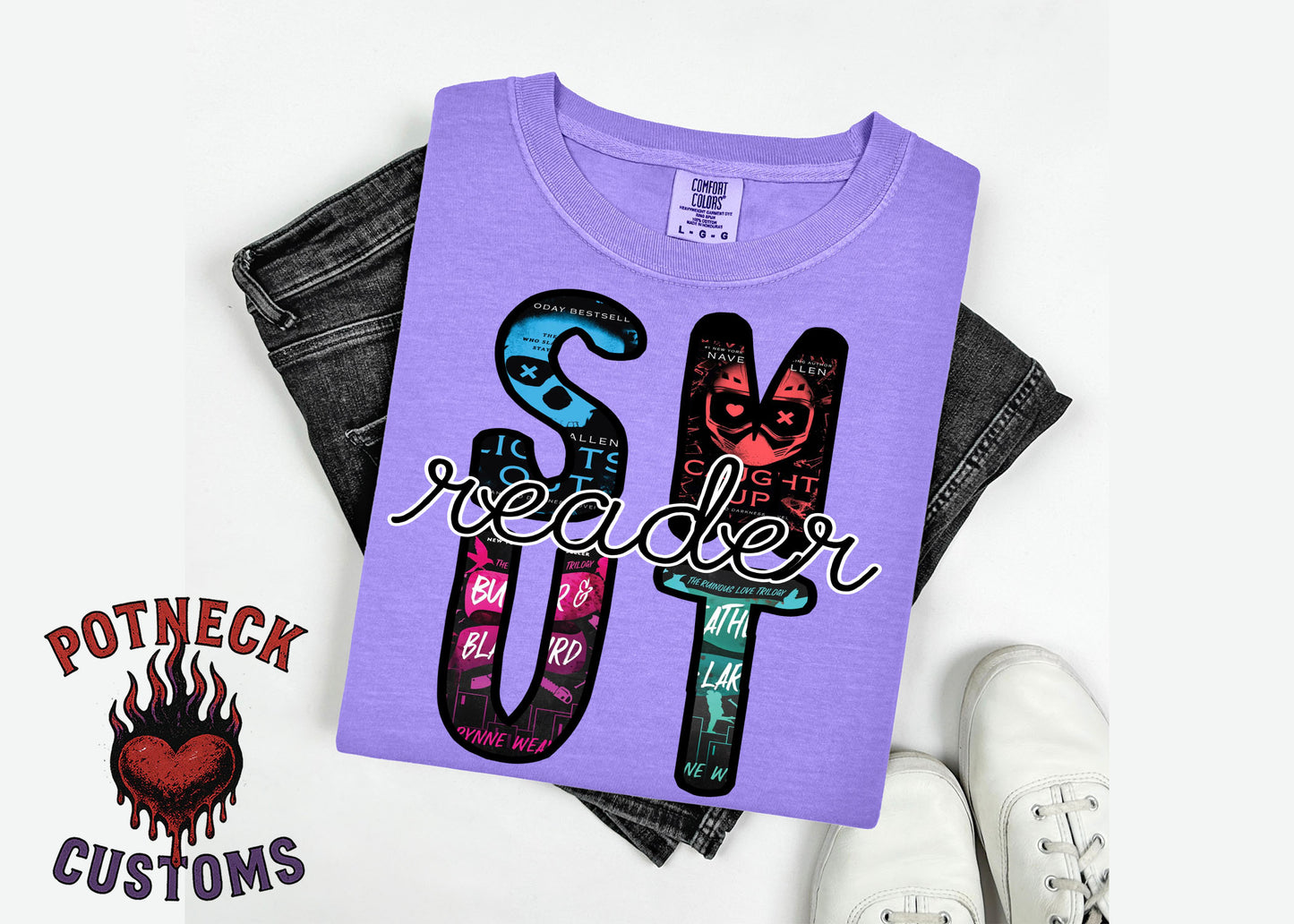 Smut Reader Tee | BookTok Shirt | Dark Romance Book Lover T-Shirt