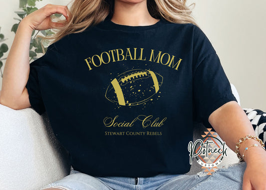 Football mom Rebels Social Club shirt