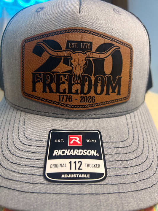 1776–2026 “200 FREEDOM” Richardson 112 Trucker Hat 🇺🇸