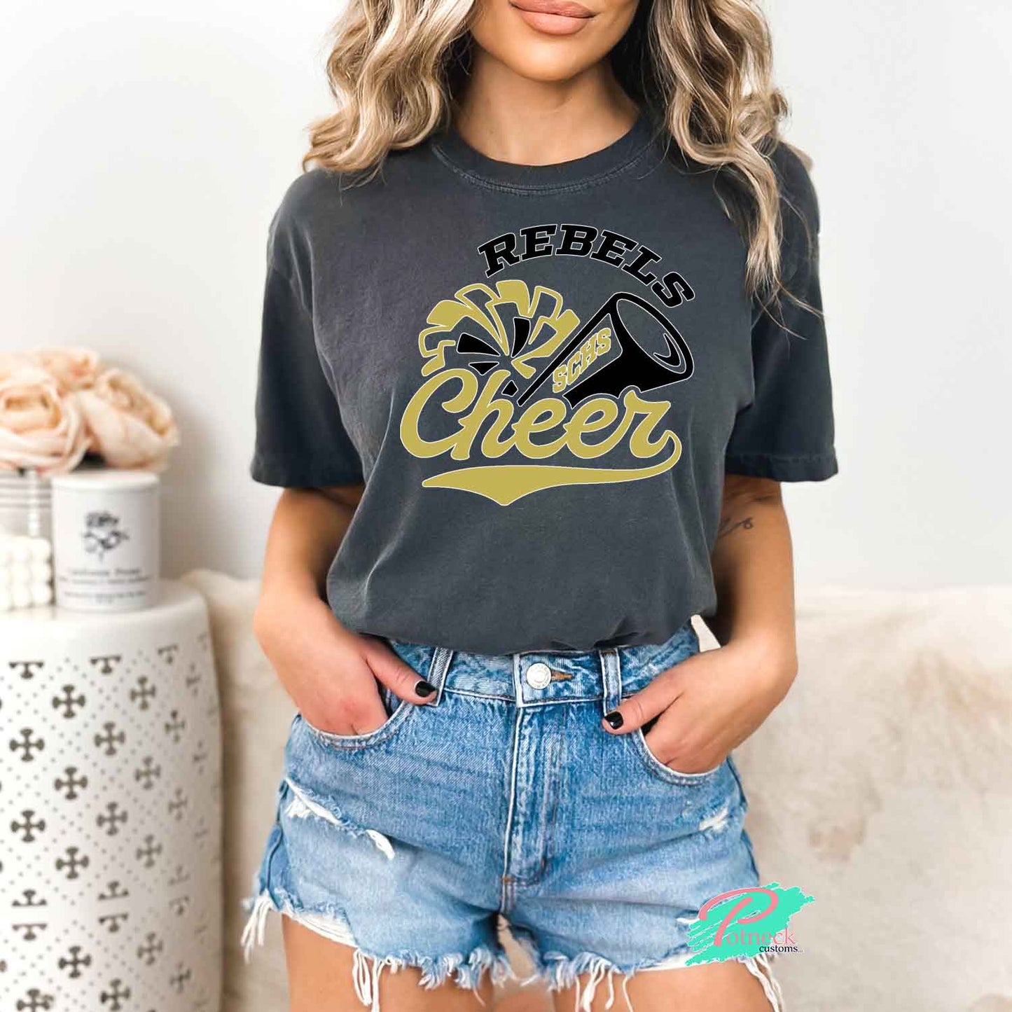 Rebels cheer shirt