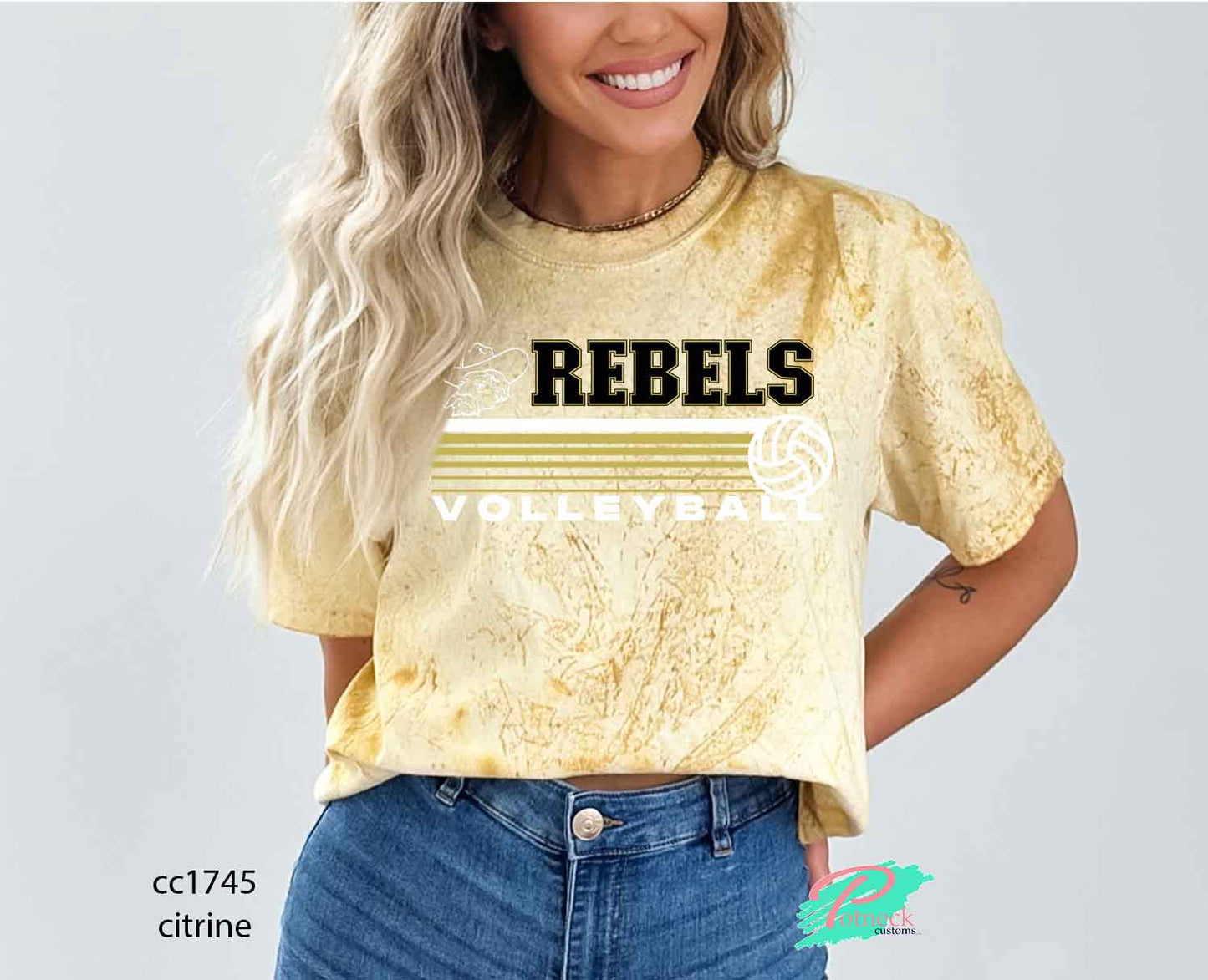 Rebels volleyball shirt