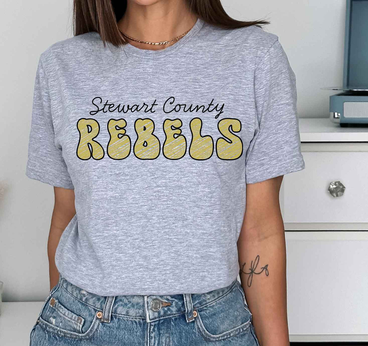 Stewart county Rebels Tee shirt