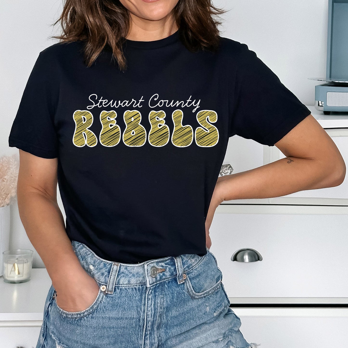 Stewart county Rebels Tee shirt