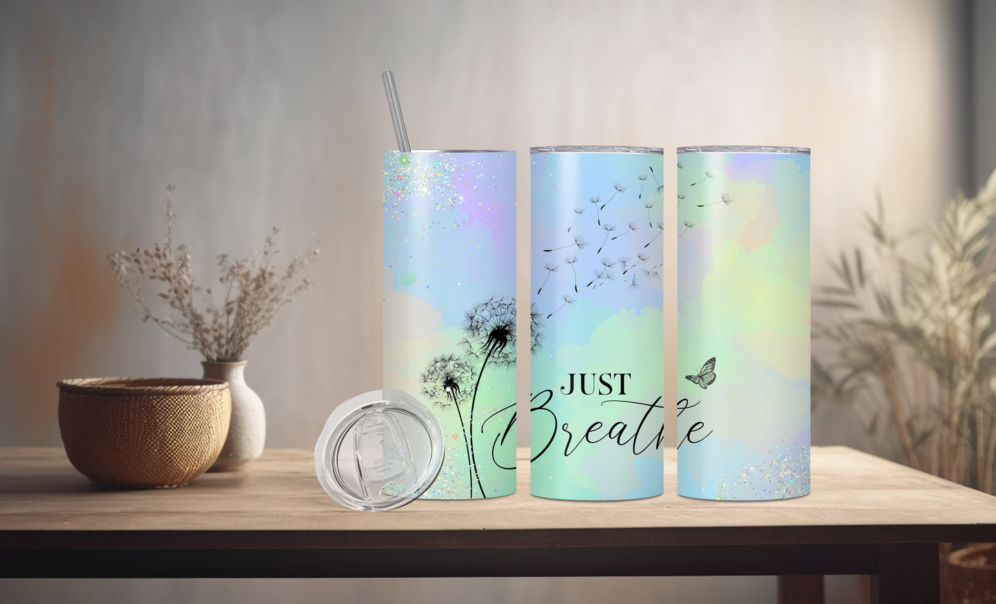 Just breathe tumbler