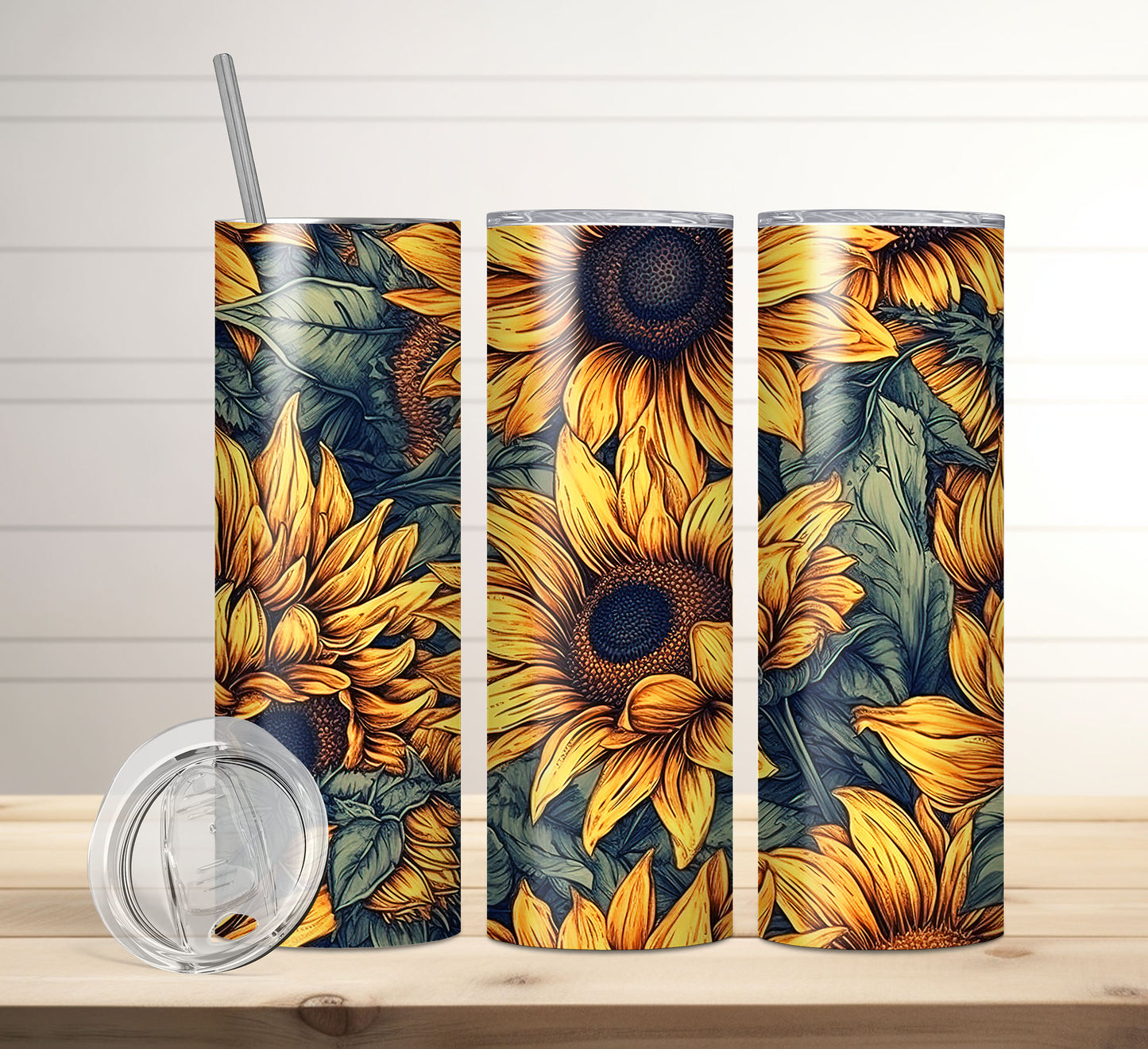 Sunflower tumbler