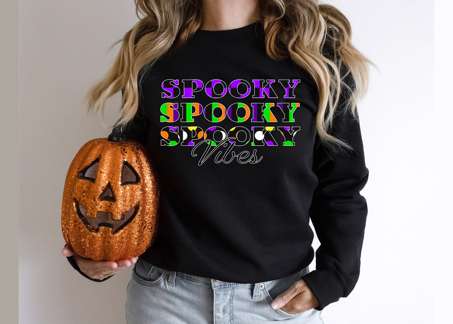 Spooky vibes Halloween sweatshirt