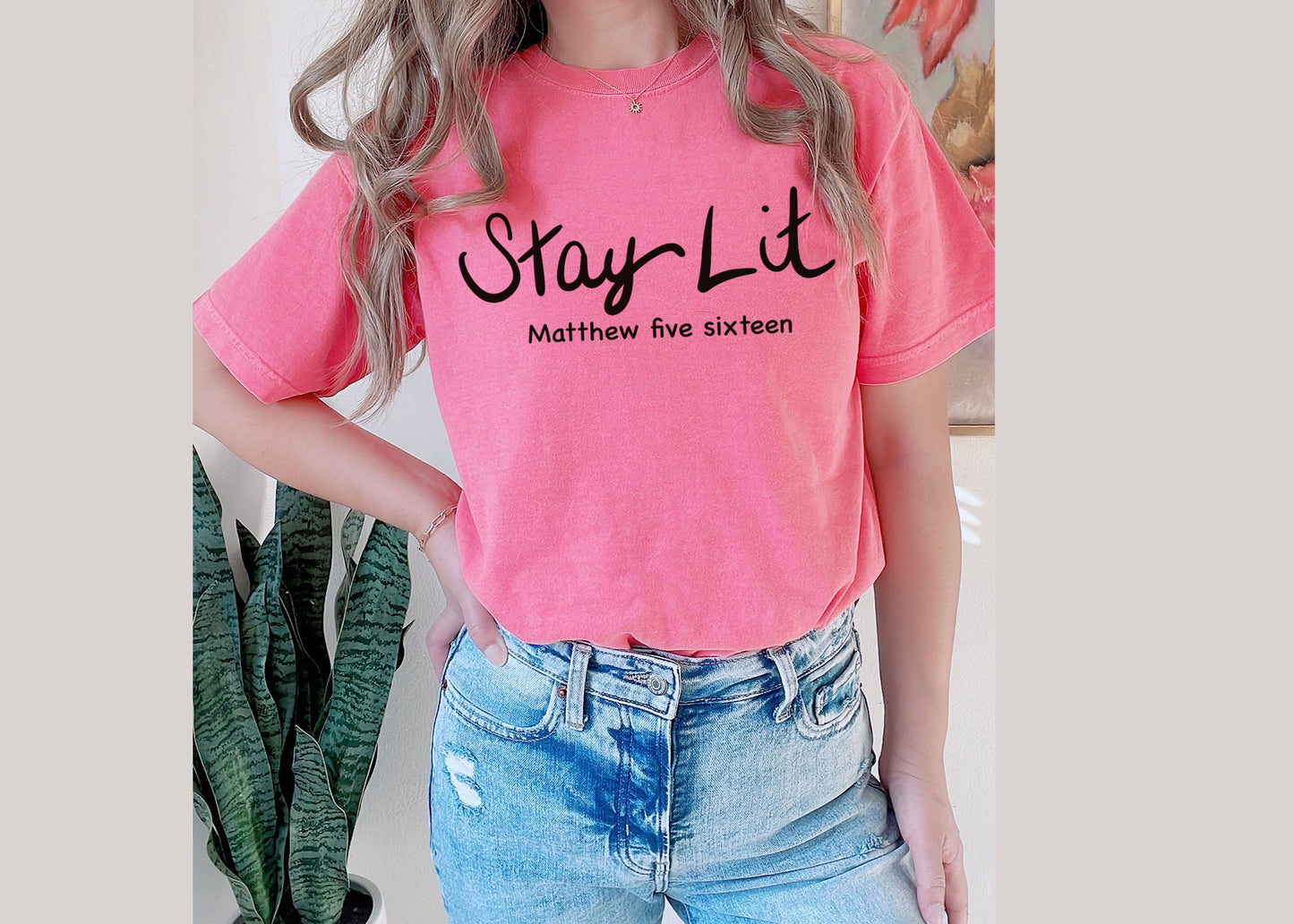 Stay Lit Matthew 5:16 shirt