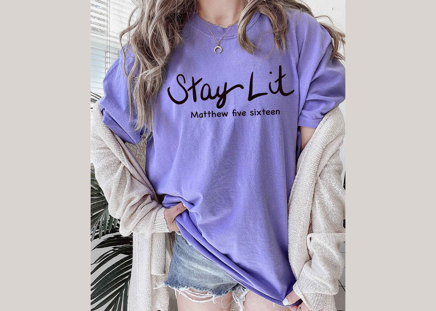 Stay Lit Matthew 5:16 shirt