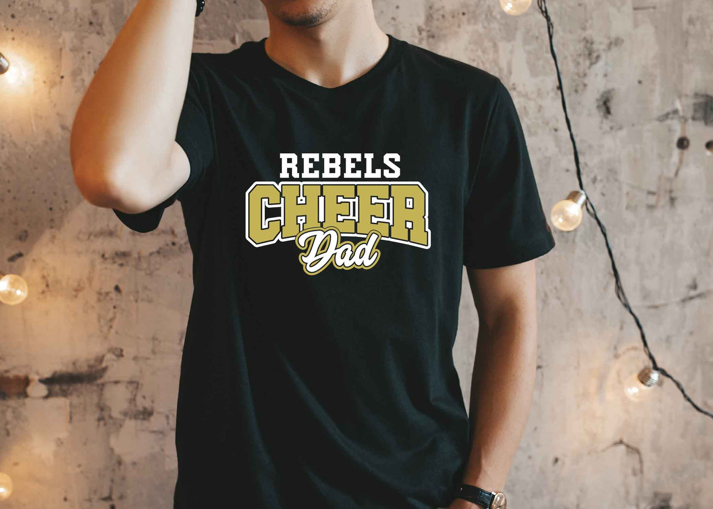 Rebels Cheer Dad Tee shirt