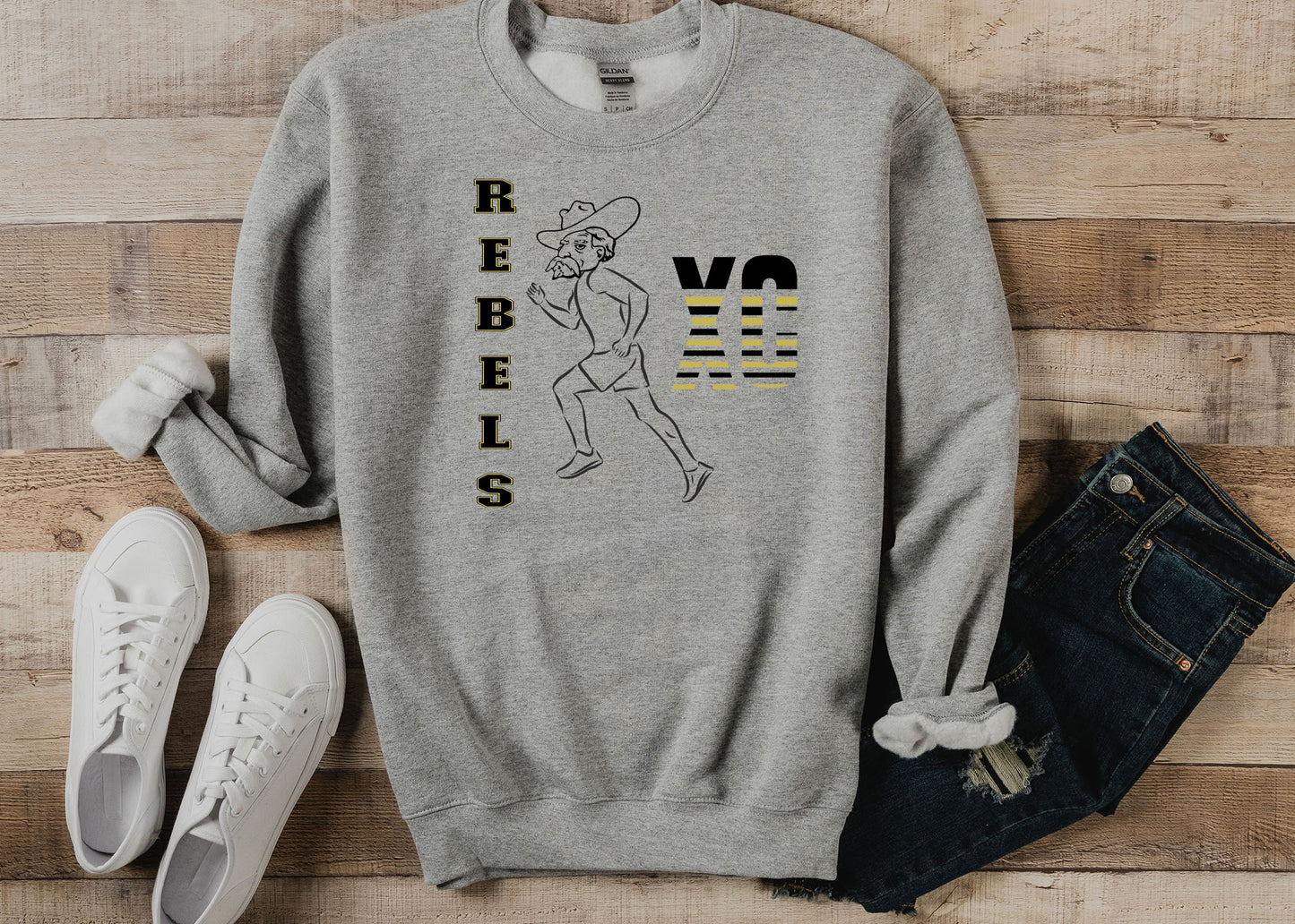 Rebels crocs country XC shirt