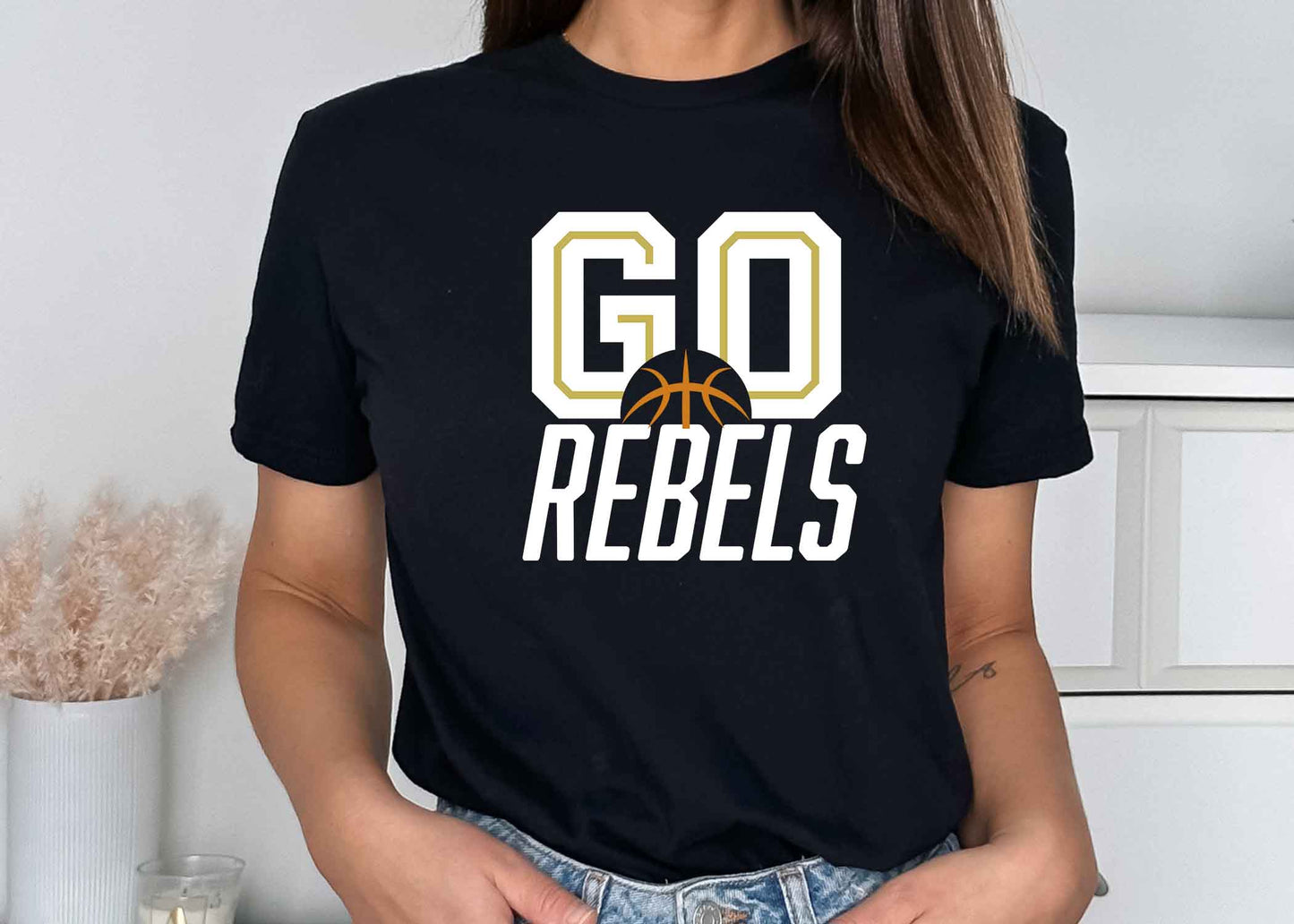 Go Rebels basketball shirt