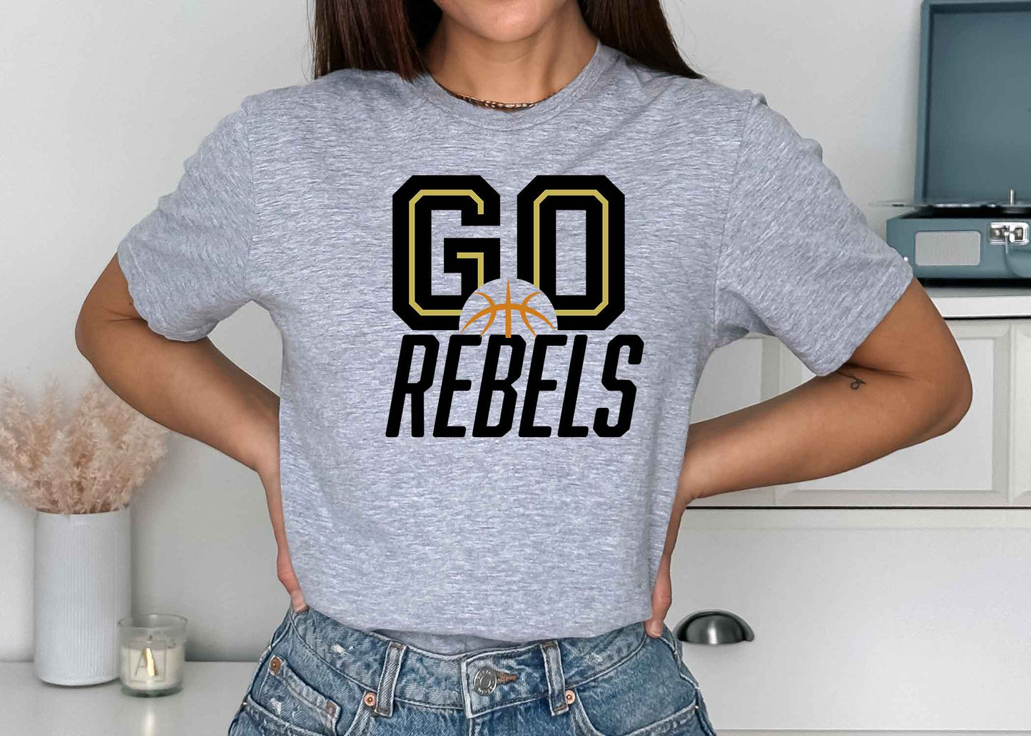 Go Rebels basketball shirt