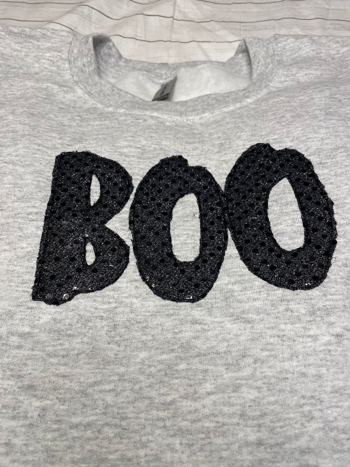 Boo embroidered sweatshirt