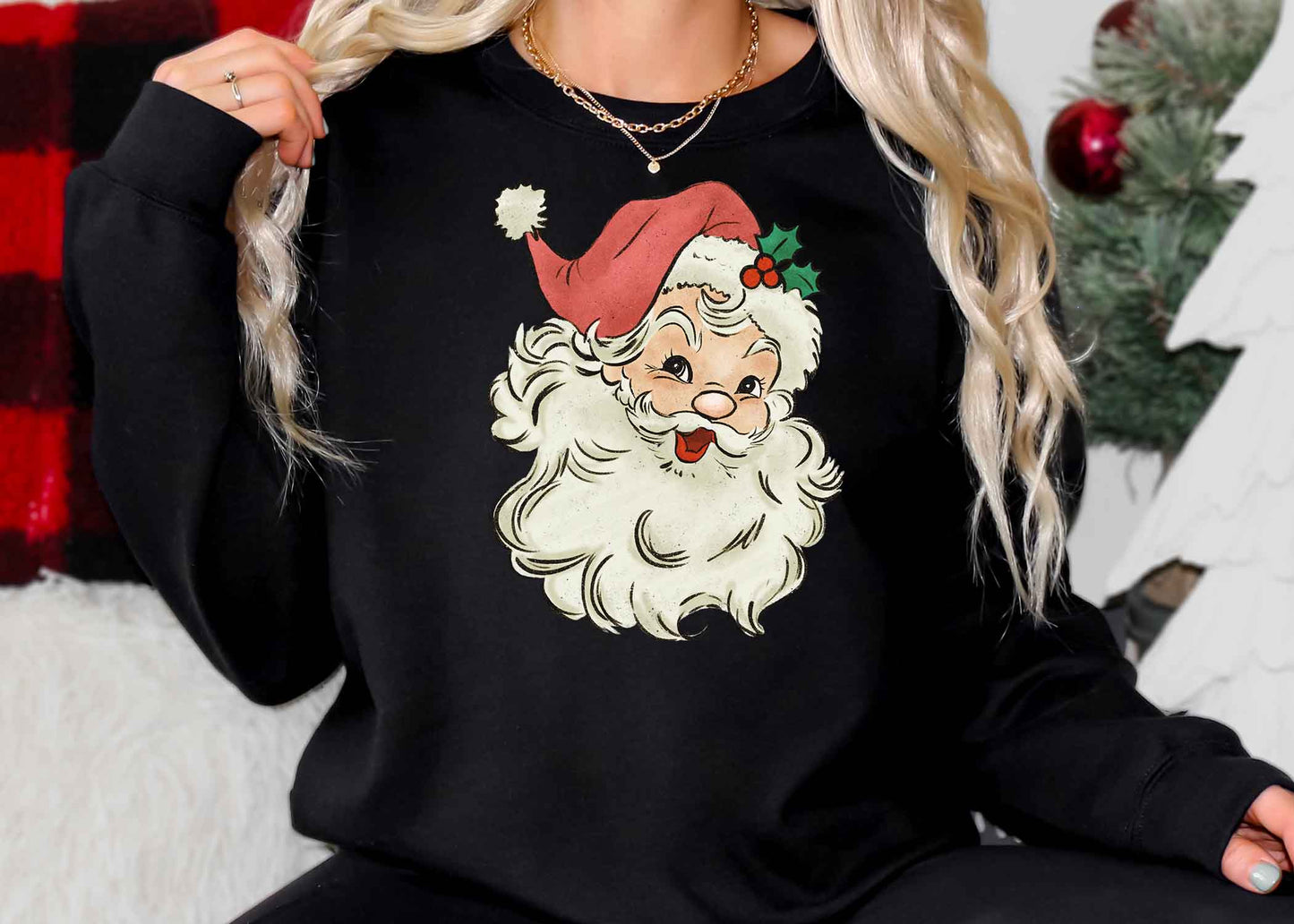 Retro Santa sweatshirt