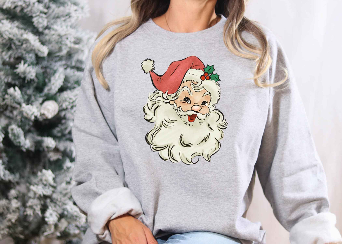 Retro Santa sweatshirt