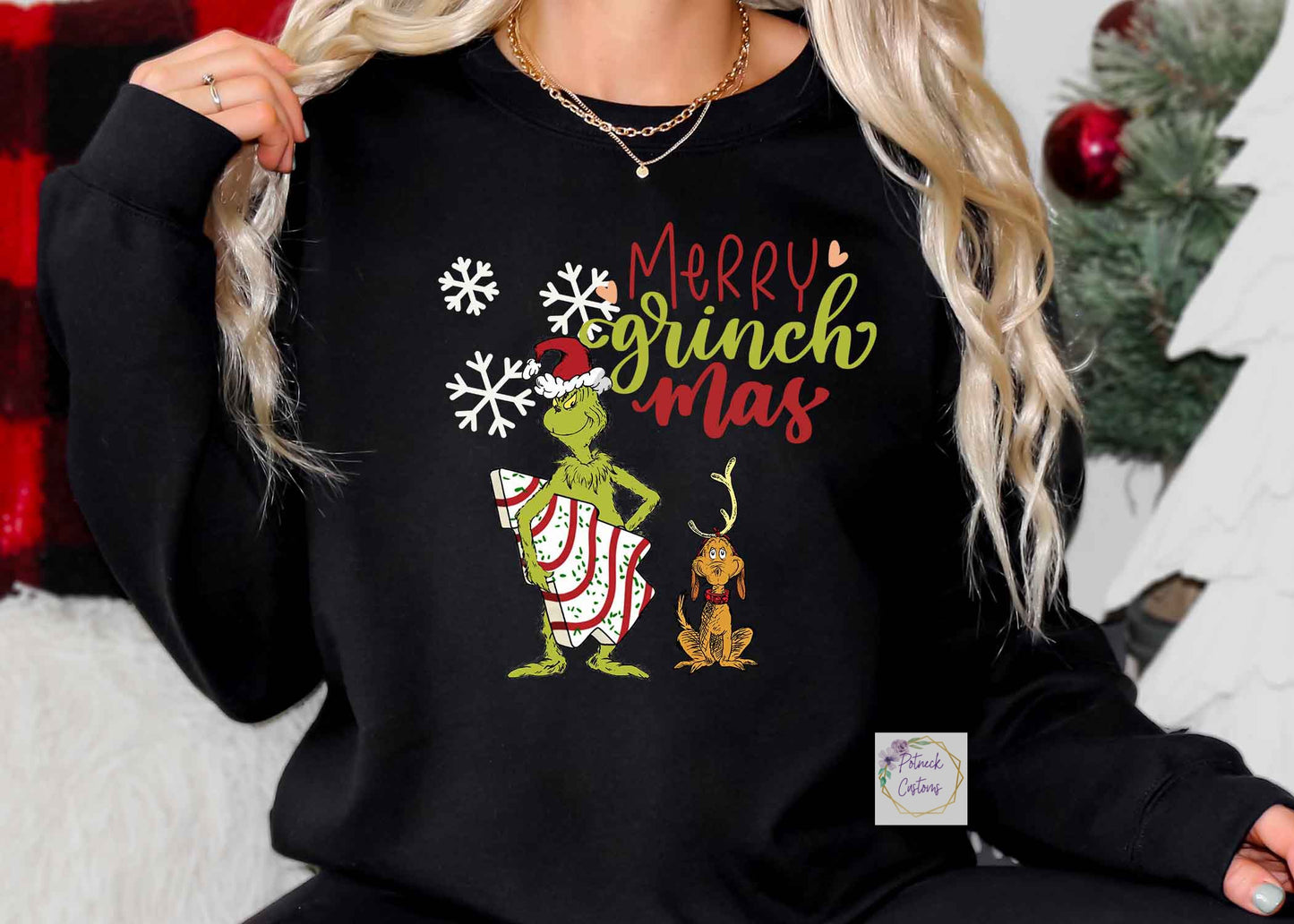 Green man Christmas sweatshirt