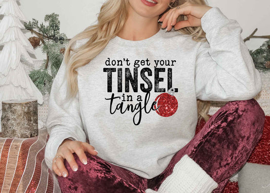 Don’t get your tinsel in a tangle sweatshirt