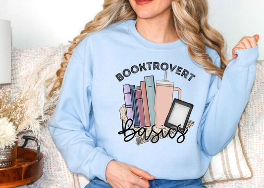 Booktrovert basics sweatshirt