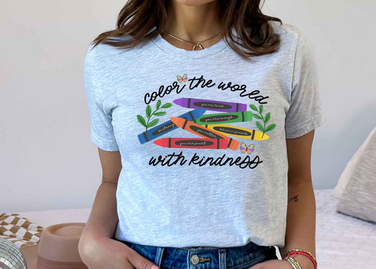 Color the world with Kindness shirt