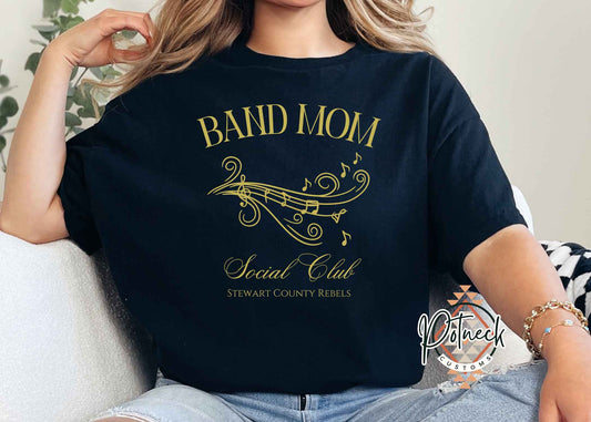 Band mom Rebels Social Club shirt