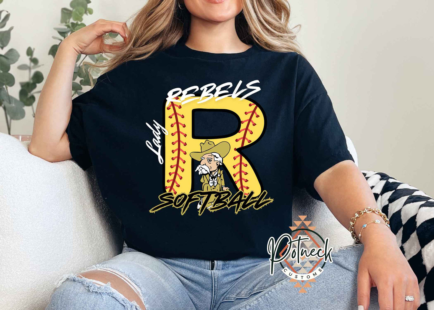 Lady Rebels Softball Shirt