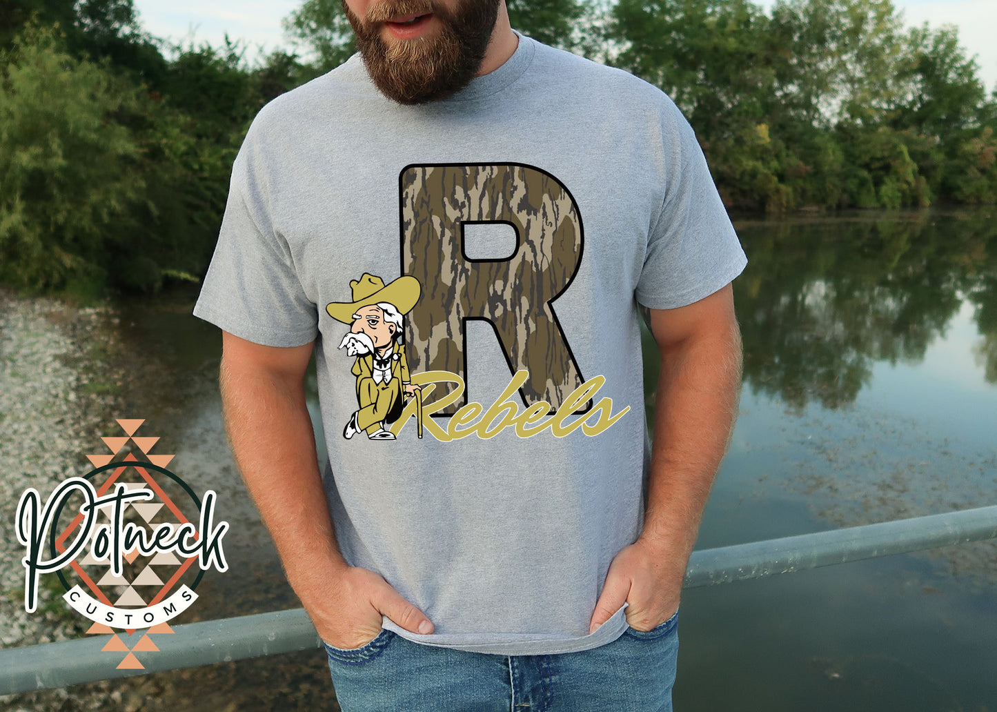 Rebels camo R shirt
