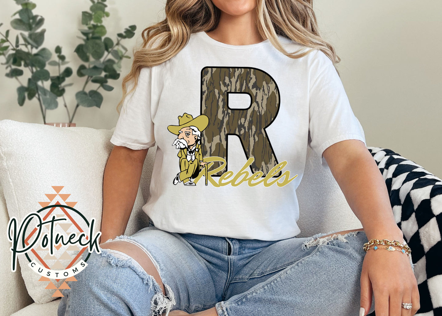 Rebels camo R shirt