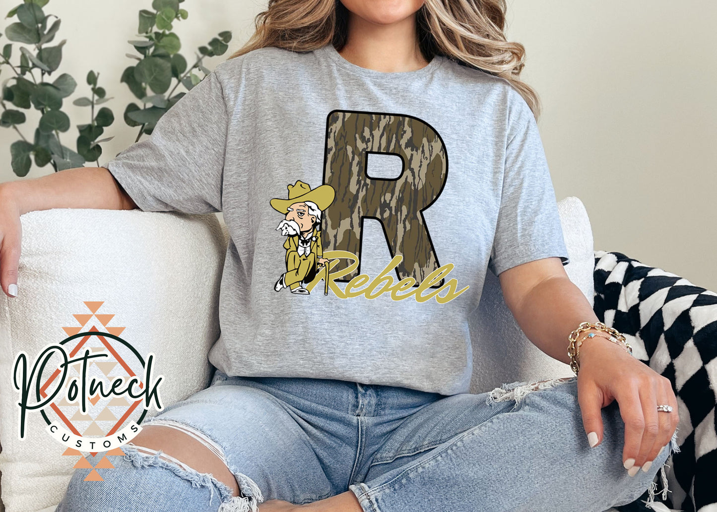 Rebels camo R shirt