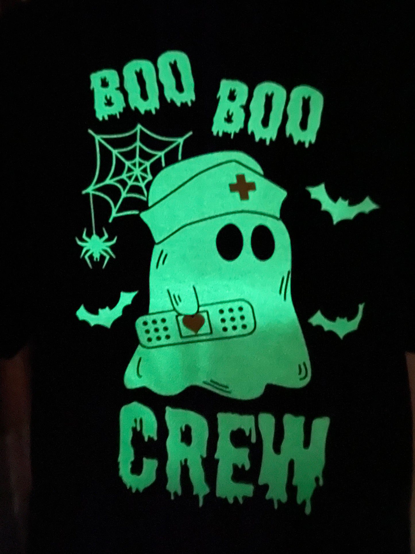 Boo Boo 👻 crew glow in the dark shirt