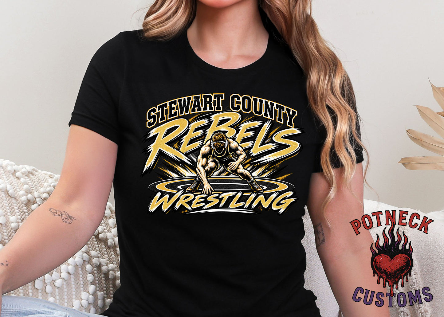 Rebels Wrestling shirt 26-3