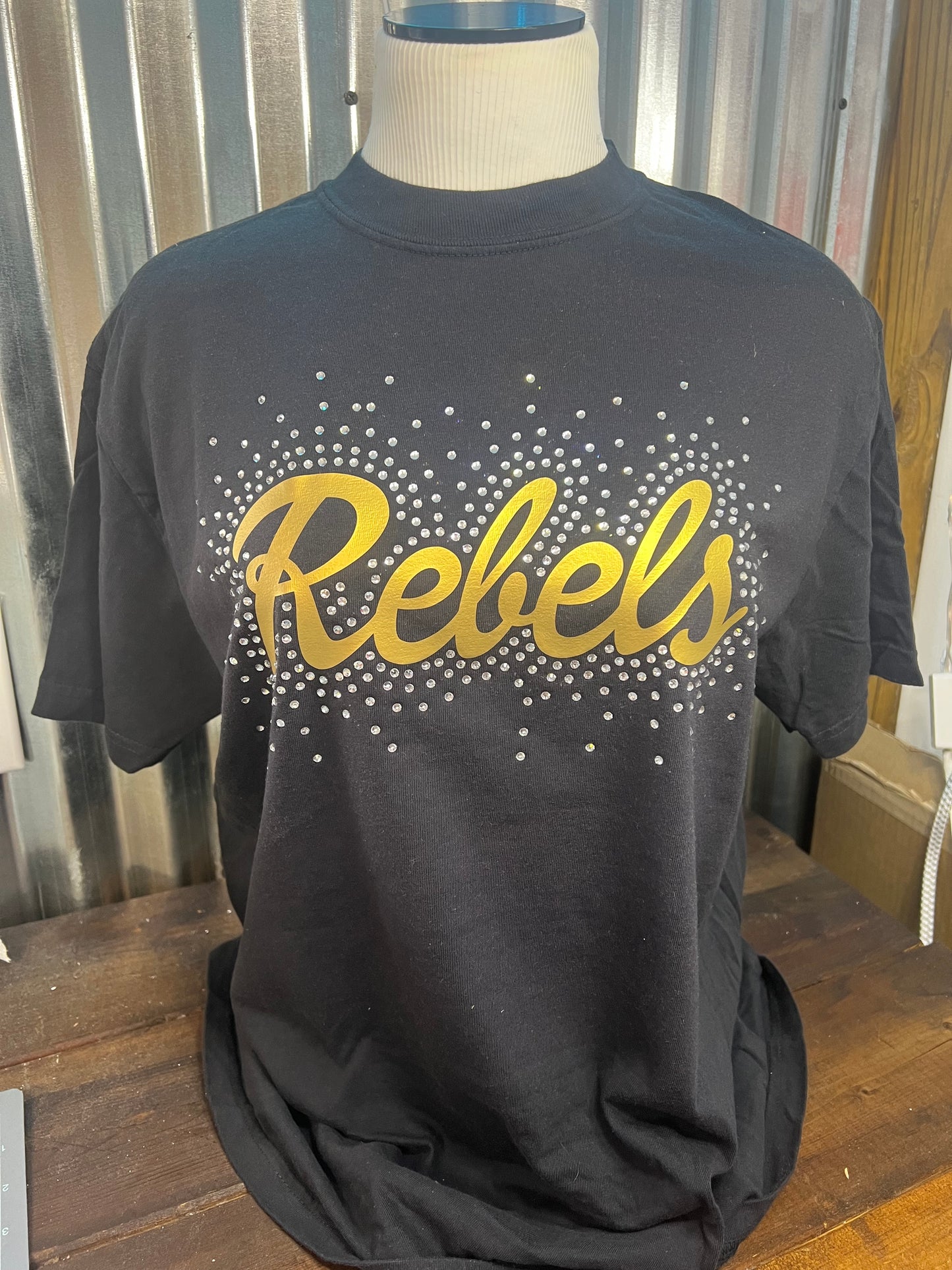 Rebels rhinestone shirt