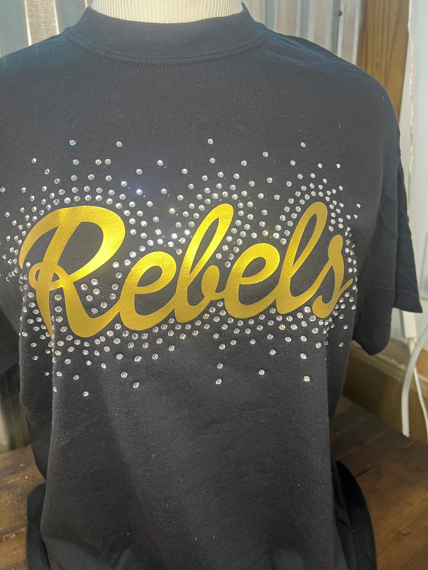 Rebels rhinestone shirt