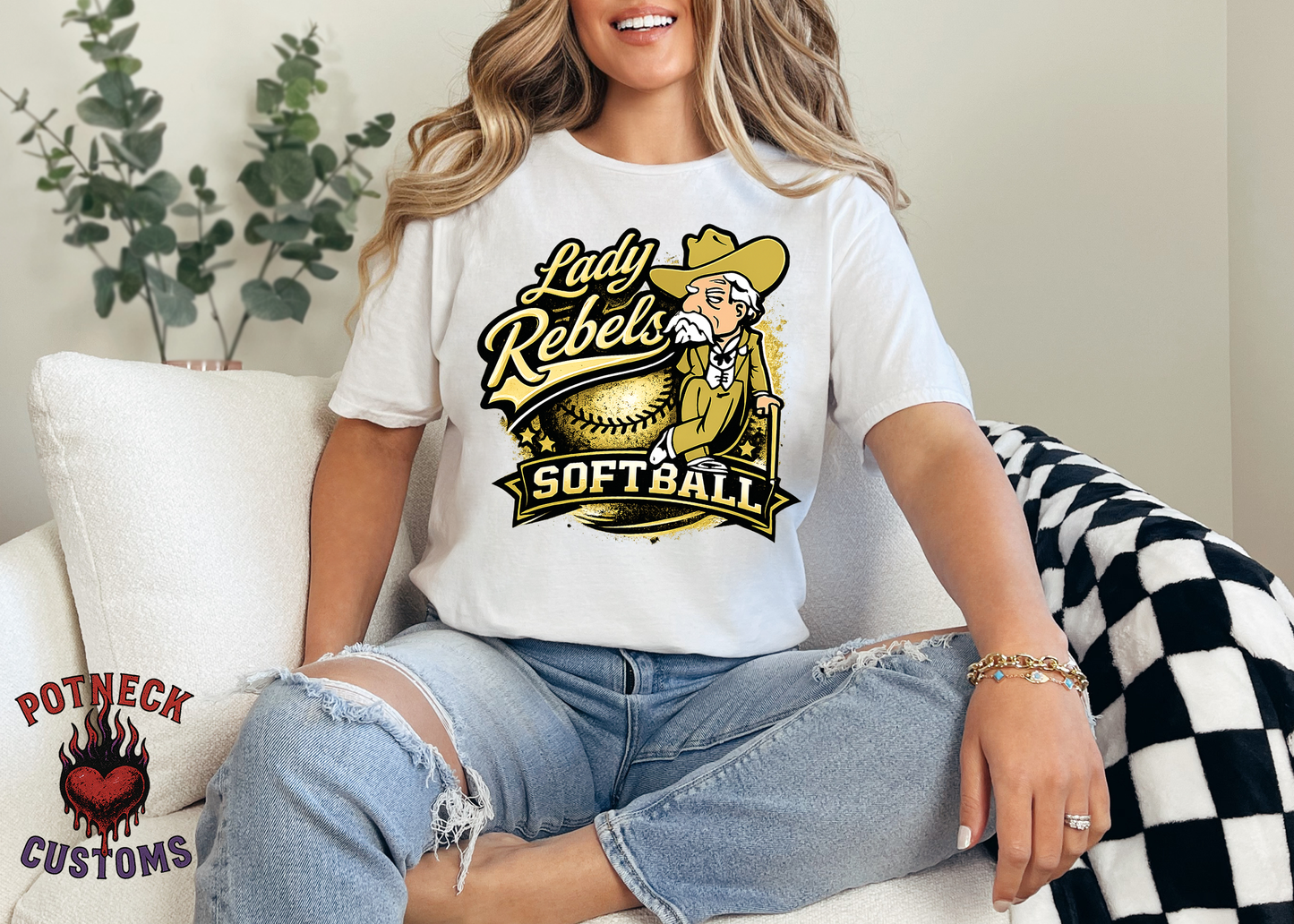 LADY REBELS SOFTBALL SHIRT 26-1