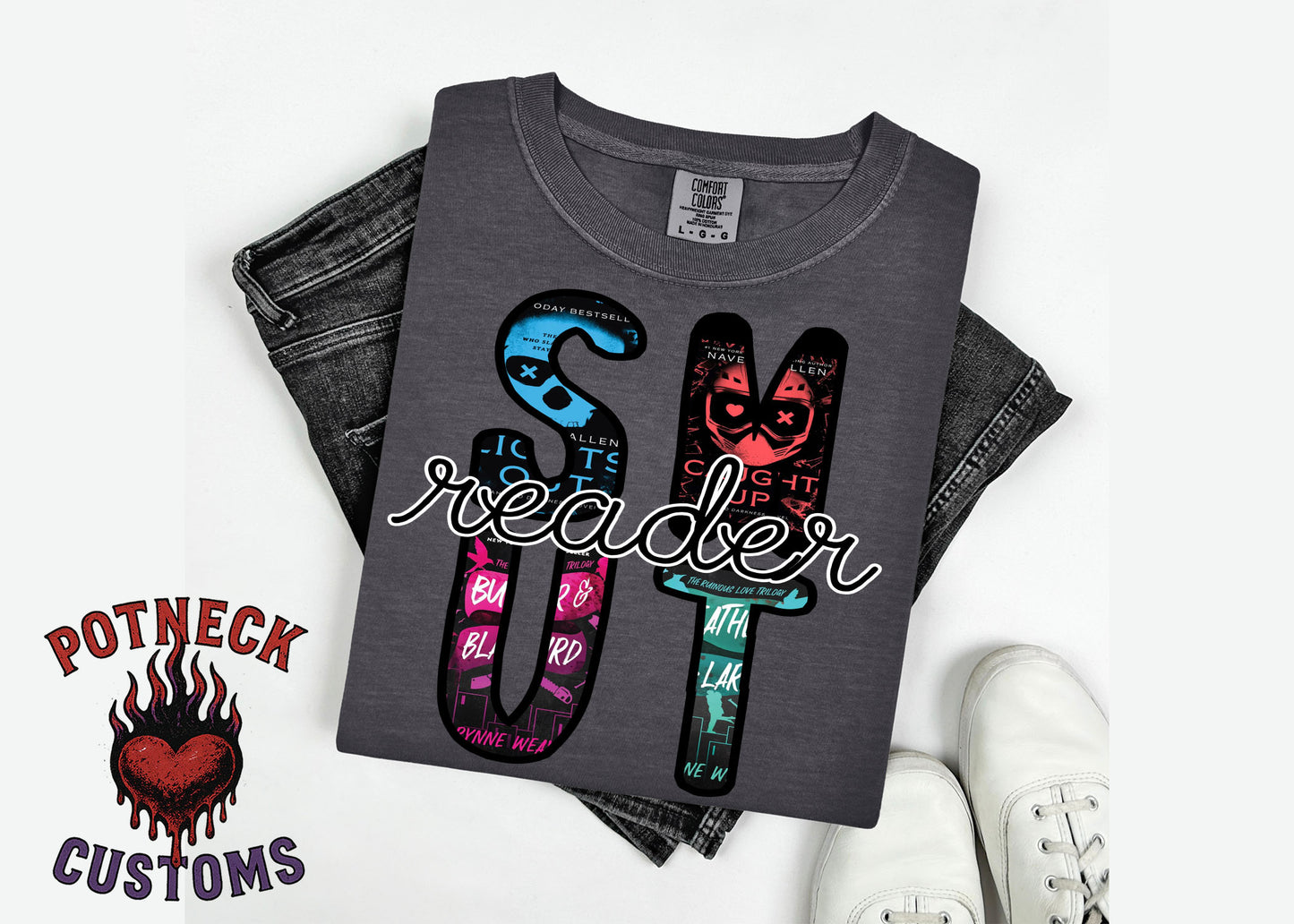 Smut Reader Tee | BookTok Shirt | Dark Romance Book Lover T-Shirt